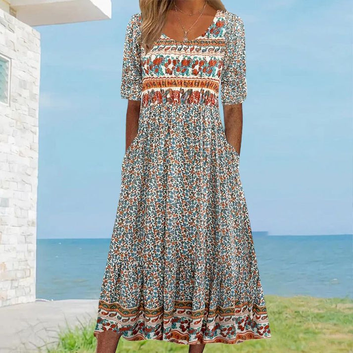 Fiona - Bohemian Tiered Dress