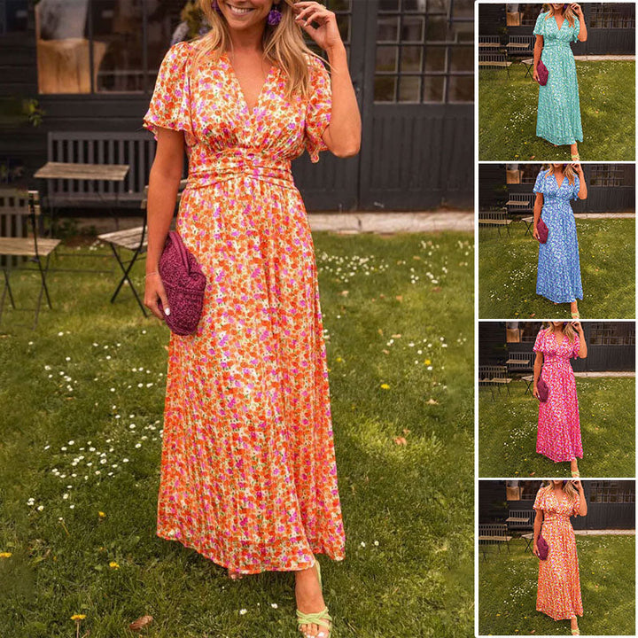 Elora – V-Neck Elegant Dress