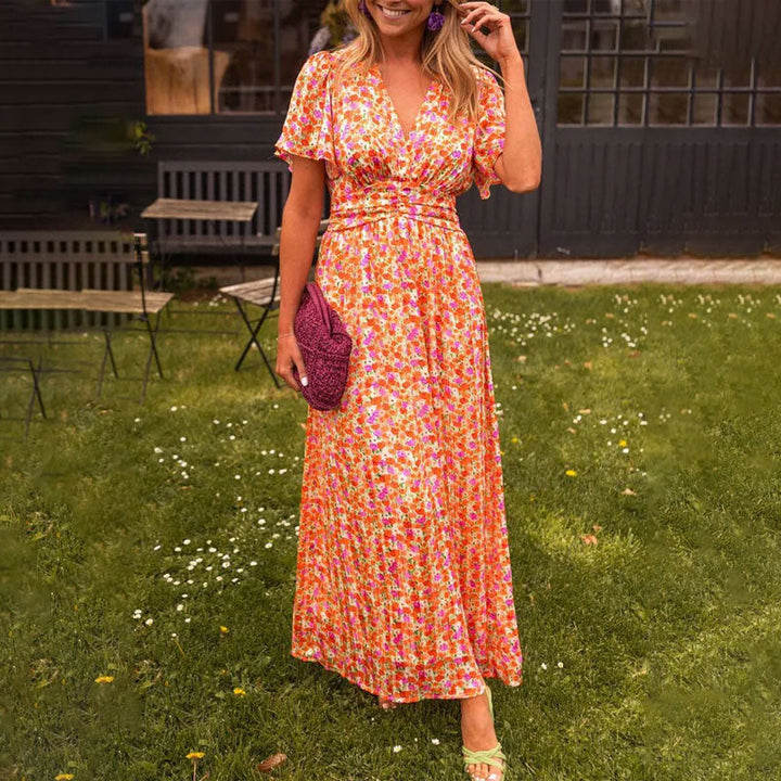 Elora – V-Neck Elegant Dress