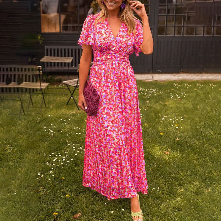 Elora – V-Neck Elegant Dress