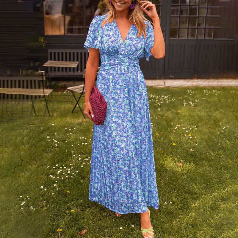 Elora – V-Neck Elegant Dress