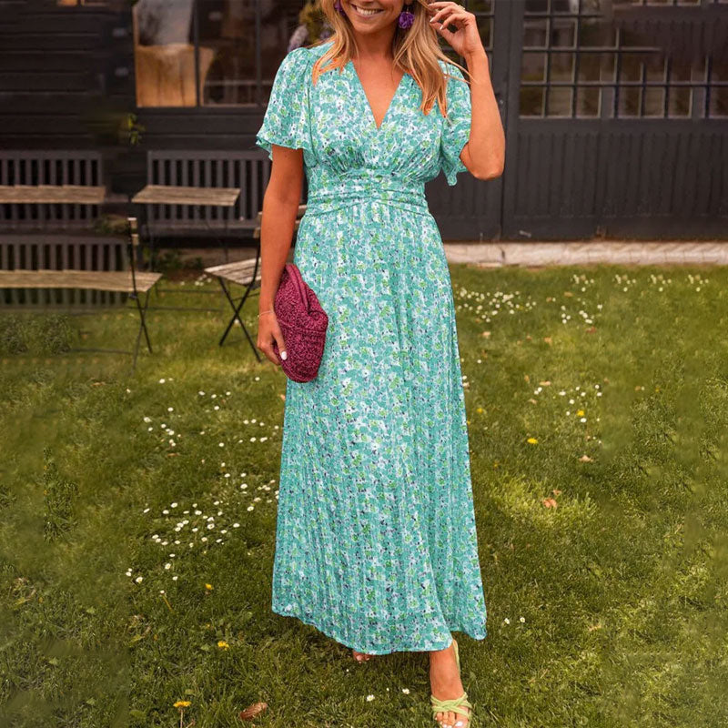 Elora – V-Neck Elegant Dress