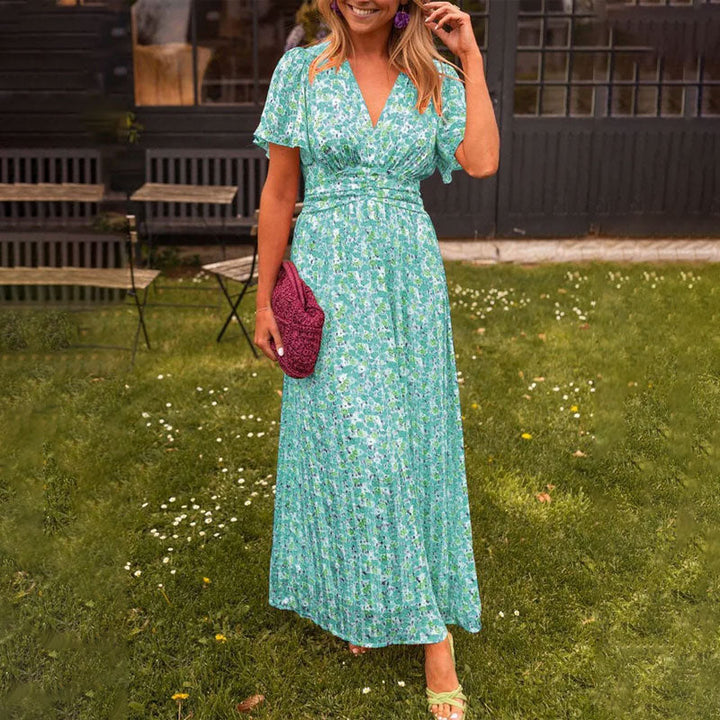 Elora – V-Neck Elegant Dress