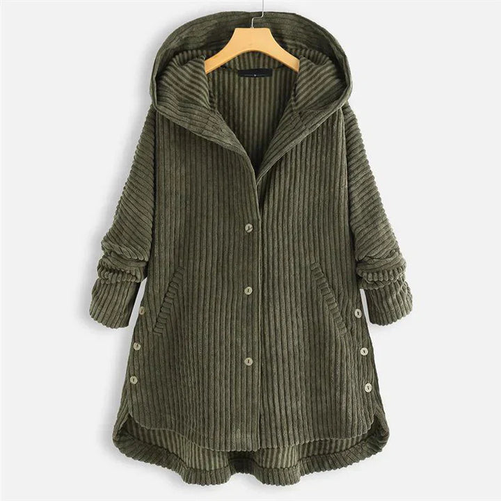 Avi – Corduroy Hooded Coat