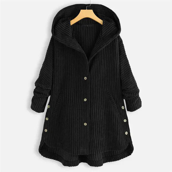 Avi – Corduroy Hooded Coat