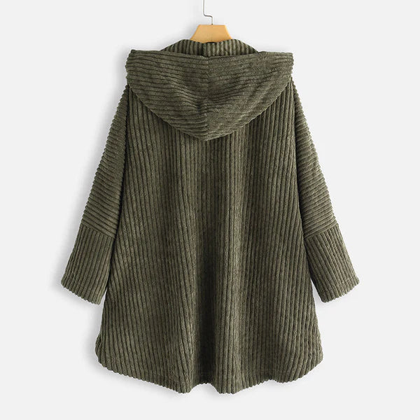 Avi – Corduroy Hooded Coat