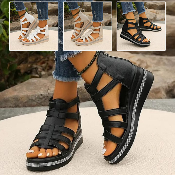 Olivia - Elegant Wedge Sandals