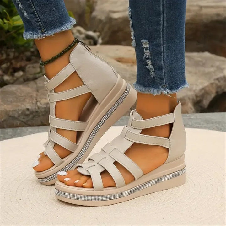 Olivia - Elegant Wedge Sandals