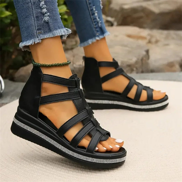 Olivia - Elegant Wedge Sandals