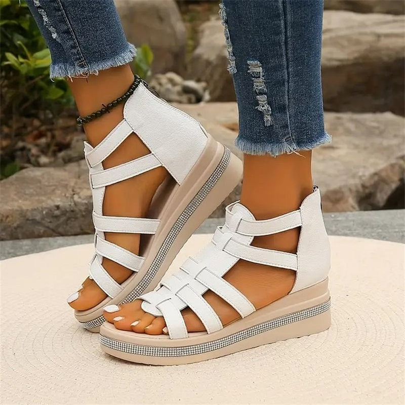 Olivia - Elegant Wedge Sandals