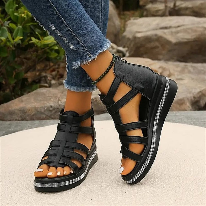 Olivia - Elegant Wedge Sandals
