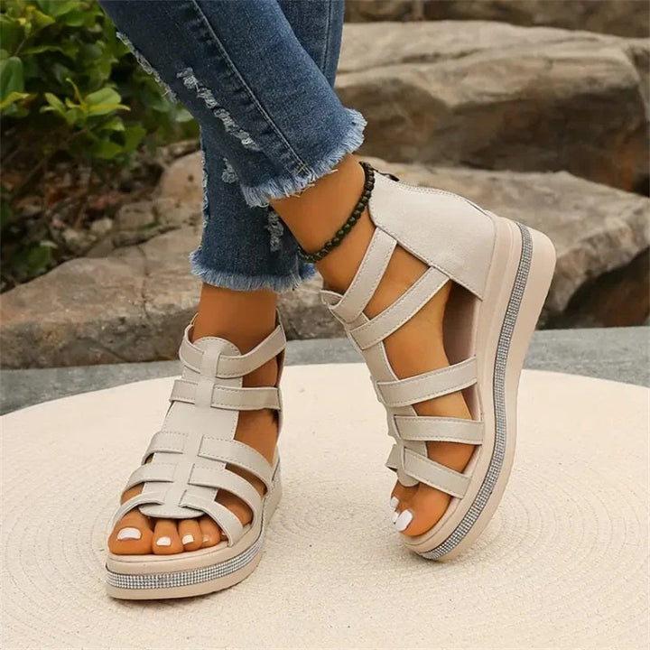 Olivia - Elegant Wedge Sandals