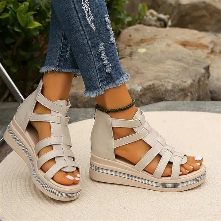 Olivia - Elegant Wedge Sandals