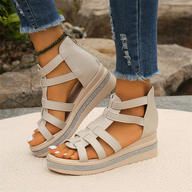Olivia - Elegant Wedge Sandals