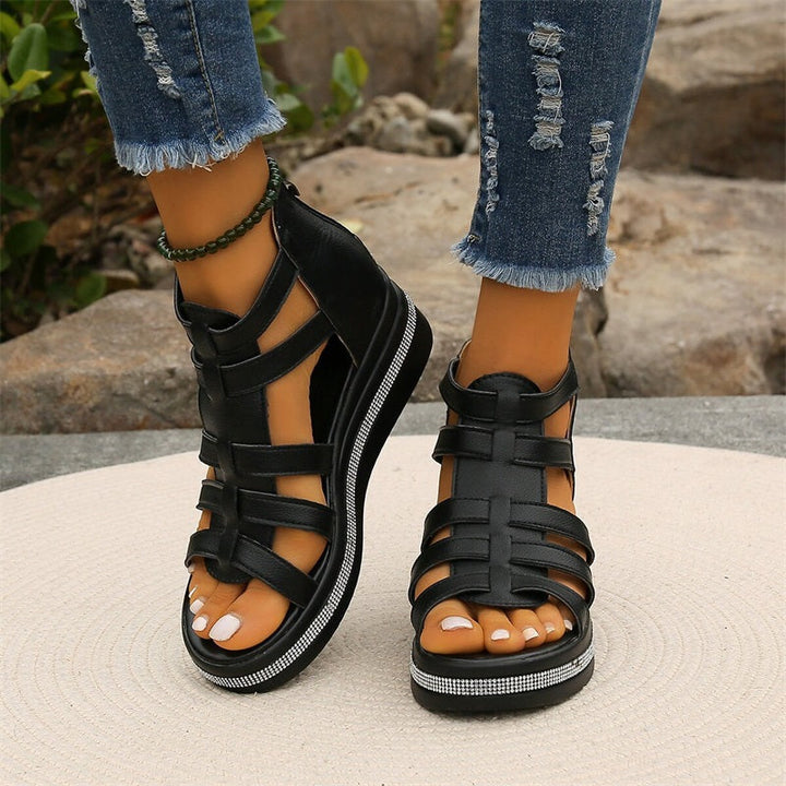 Olivia - Elegant Wedge Sandals