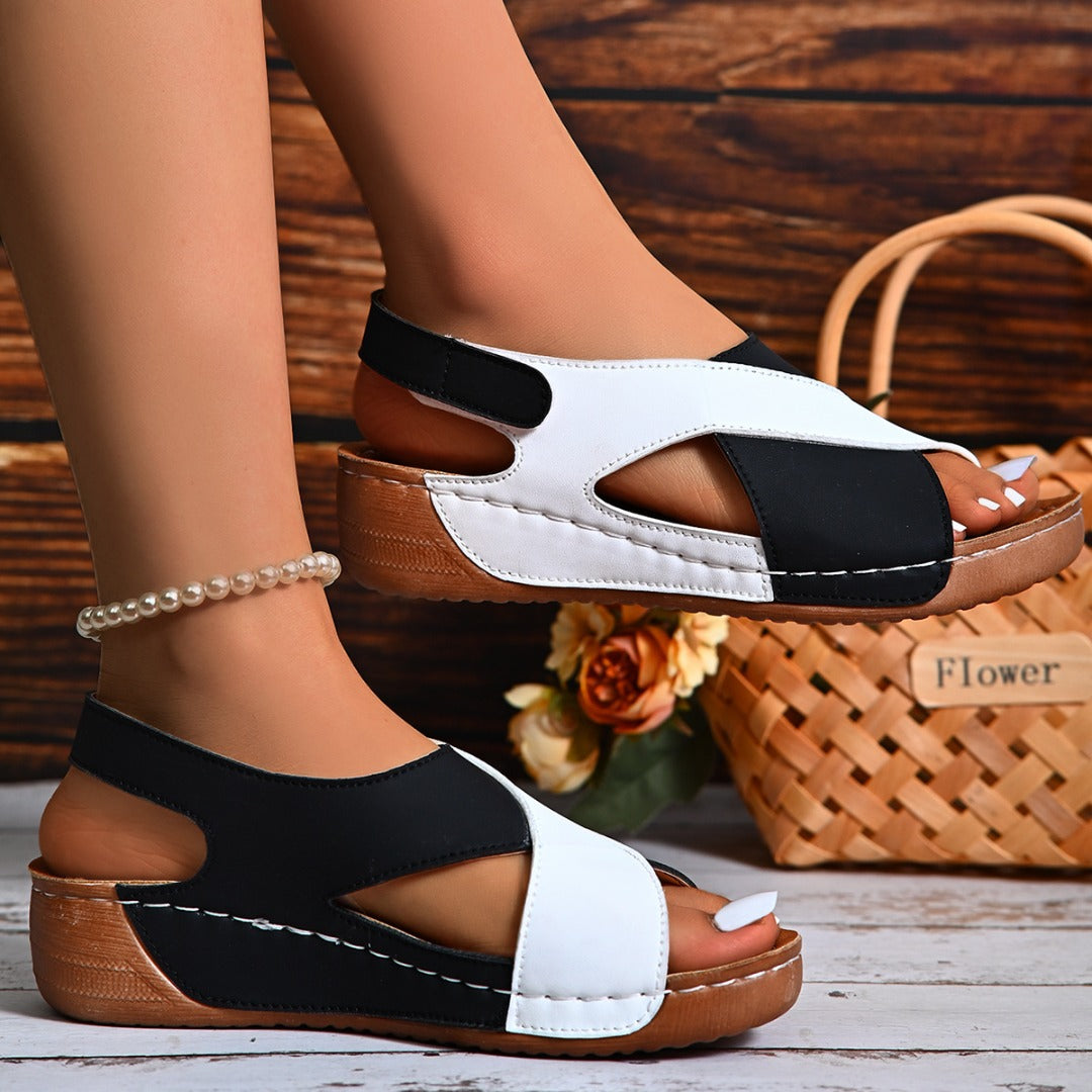 Evie - Comfort Wedge Sandals